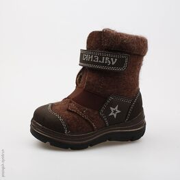357001-43 Валенки для мальчики коричневый