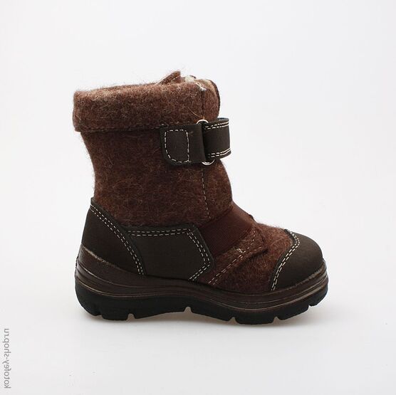 357001-43 Валенки для мальчики коричневый фото №2