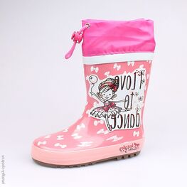 366131-11 Резиновые сапоги для девочки розовый