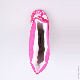 366145-11 Резиновые сапоги для девочки фук-бел фото №4