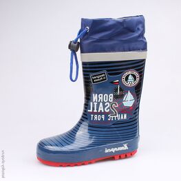 366147-11 Резиновые сапоги для мальчики светло-синий