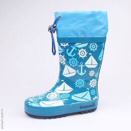 366148-11 Резиновые сапоги для мальчики голубой