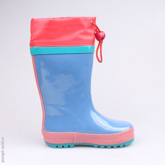 366152-11 Резиновые сапоги для девочки син-крл фото №2