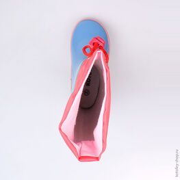 366152-11 Резиновые сапоги для девочки син-крл фото №4