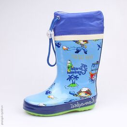 366153-11 Резиновые сапоги для мальчики голубой
