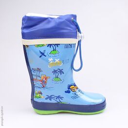 366153-11 Резиновые сапоги для мальчики голубой фото №2