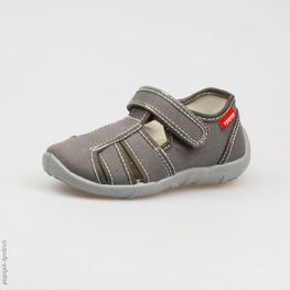 421003-15 Сандалии текстильные для мальчики серый