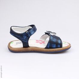 423005-21 Босоножки для девочки светло-синий фото №2