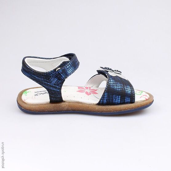 423005-21 Босоножки для девочки светло-синий фото №2