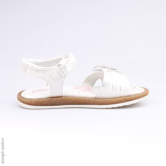423005-22 Босоножки для девочки белый фото №2