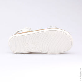 423005-22 Босоножки для девочки белый фото №3