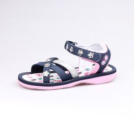 425007-11 Пляжная обувь синяя для девочки светло-синий