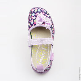 431070-11 Текстильная обувь для девочки фиолетовый фото №4