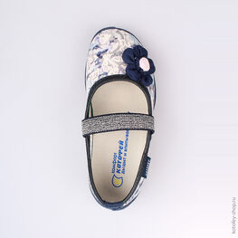 431087-13 Текстильная обувь для девочки светло-синий фото №4