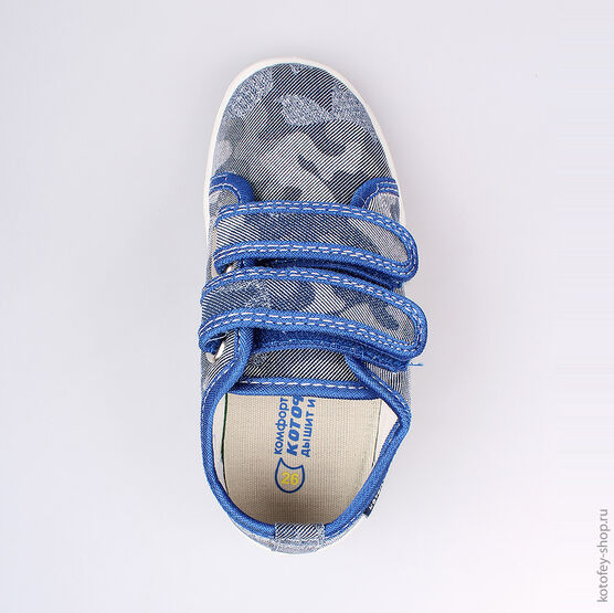431104-11 Текстильная обувь для мальчики светло-синий фото №4