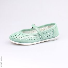 432111-26 Туфли для девочки зеленый