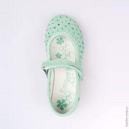 432111-26 Туфли для девочки зеленый фото №4