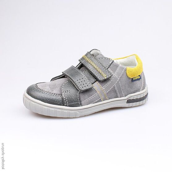 432116-21 Полуботинки для мальчики сер-жел