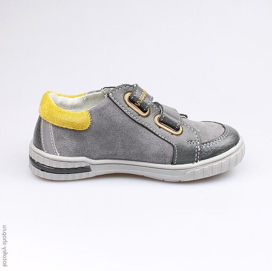 432116-21 Полуботинки для мальчики сер-жел фото №2