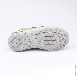 432116-21 Полуботинки для мальчики сер-жел фото №3