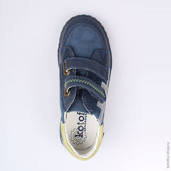 432116-22 Полуботинки для мальчики син-сал фото №4
