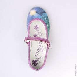 432128-22 Туфли для девочки фио-цве фото №4