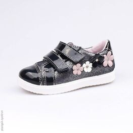 432131-21 Полуботинки для девочки светло-синий