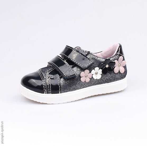 432131-21 Полуботинки для девочки светло-синий