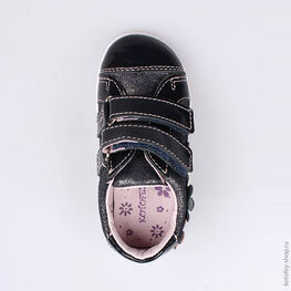 432131-21 Полуботинки для девочки светло-синий фото №4