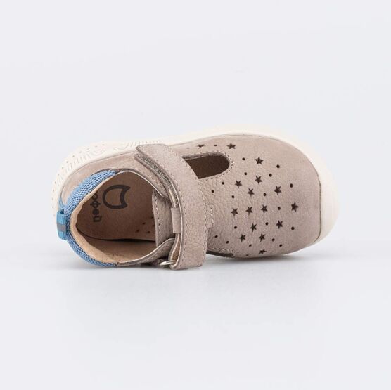 032100-21 Закрытые сандалии для мальчика Первые шаги для мальчики бежевый фото №4