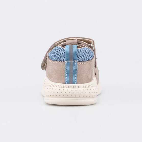 032100-21 Закрытые сандалии для мальчика Первые шаги для мальчики бежевый фото №5