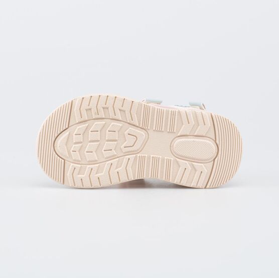 121080-12 Светящиеся пляжные сандалии для девочки для девочки розовый,бежевый фото №3