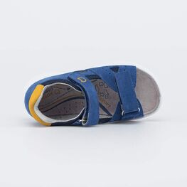 122230-23 Детские сандалии для мальчика для мальчики синий,желтый фото №4