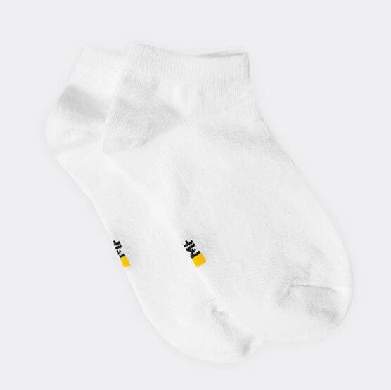 07042556-40 Хлопковые однотонные носки белые для мальчики белый фото №2