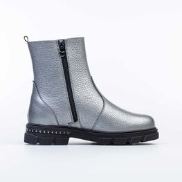 562065-31 Сапожки для девочки серебрист. фото №2