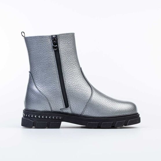 562065-31 Сапожки для девочки серебрист. фото №2