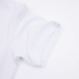 07002015-40 Классическая футболка для детей белый для мальчики белый фото №4