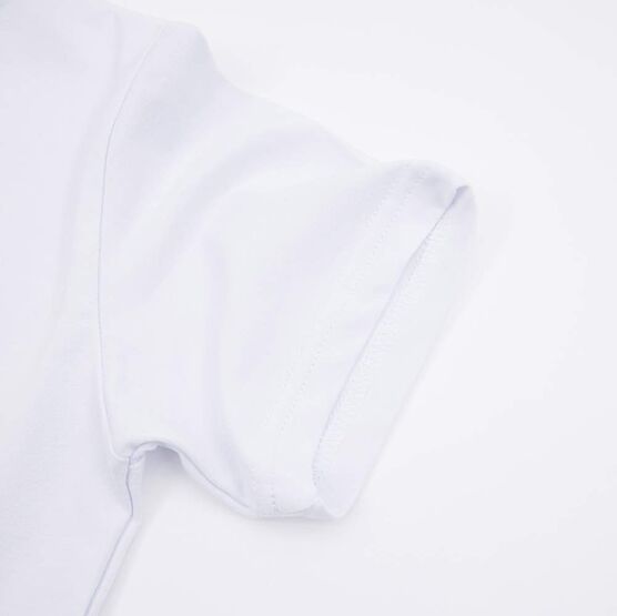 07002015-40 Классическая футболка для детей белый для мальчики белый фото №4