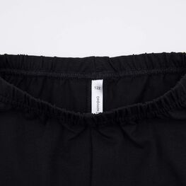 07862111-10 Классические велосипедки для детей черный для девочки черный фото №3