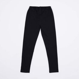 07862112-10 Черные лосины для девочки для девочки черный фото №2