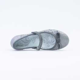 632285-25 Туфли для девочки серебрист. фото №4