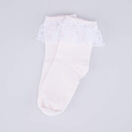 07842393-42 Носки детские хлопковые персиковые для девочки персиковый