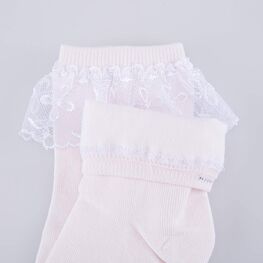 07842393-42 Носки детские хлопковые персиковые для девочки персиковый фото №3