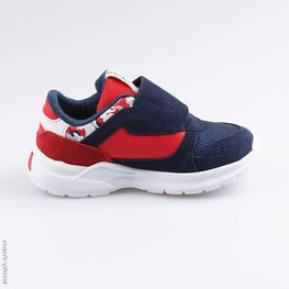 344202-72 Кроссовки с LED-подсветкой на подошве для мальчики син-кра фото №2