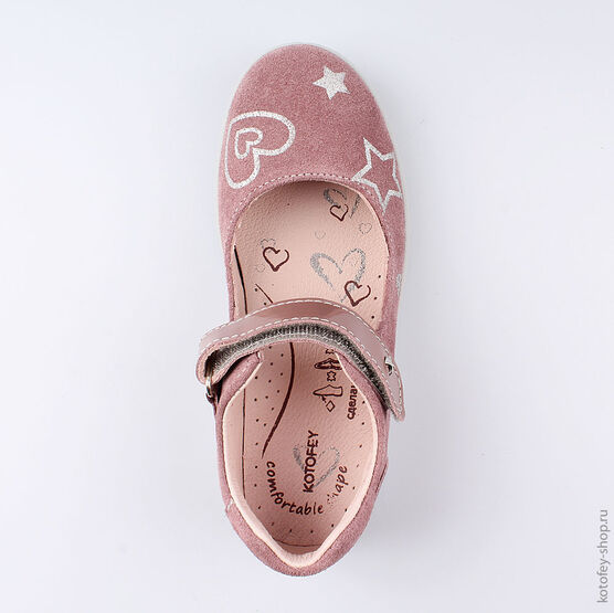 432142-22 Туфли для девочки розовый фото №4