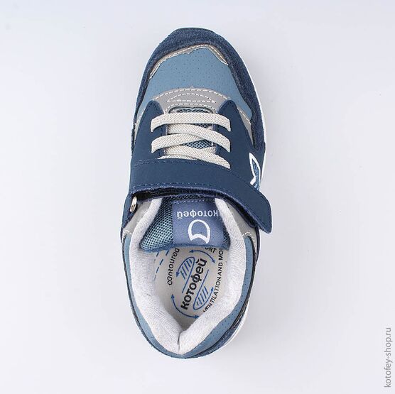 344224-72 Кроссовки для мальчики светло-синий фото №4