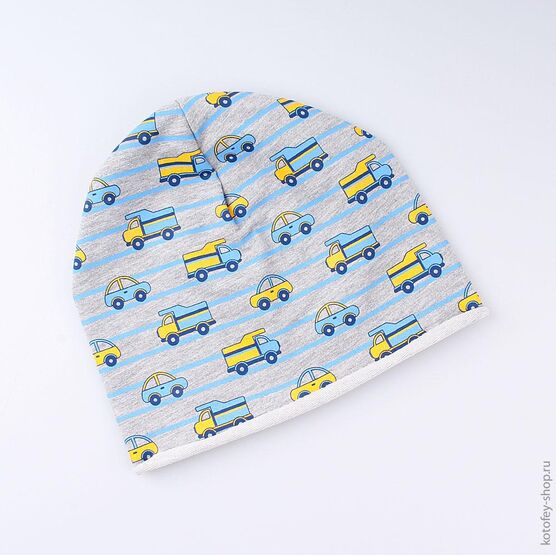 07711120-00 Шапка для мальчика, 80% хлопок, светло-серая для мальчики светло-серый