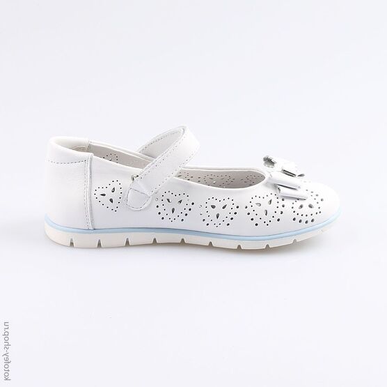 332114-21 Туфли для девочки белый фото №2