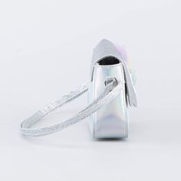 02802206-10 Cумка для девочки Единорог для девочки серебристый фото №2