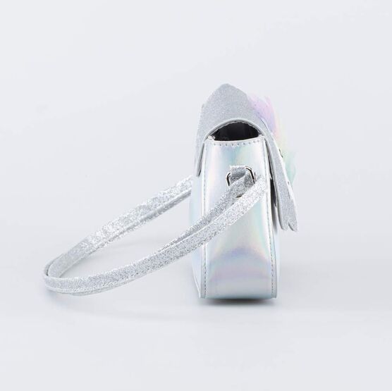 02802206-10 Cумка для девочки Единорог для девочки серебристый фото №2